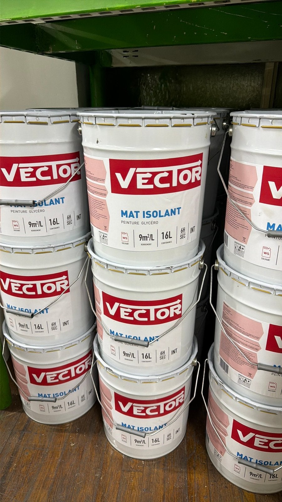 16l peinture anti tache isolant humidite,suie,nicotine, Bricolage & Construction, Enlèvement, Comme neuf, Peinture