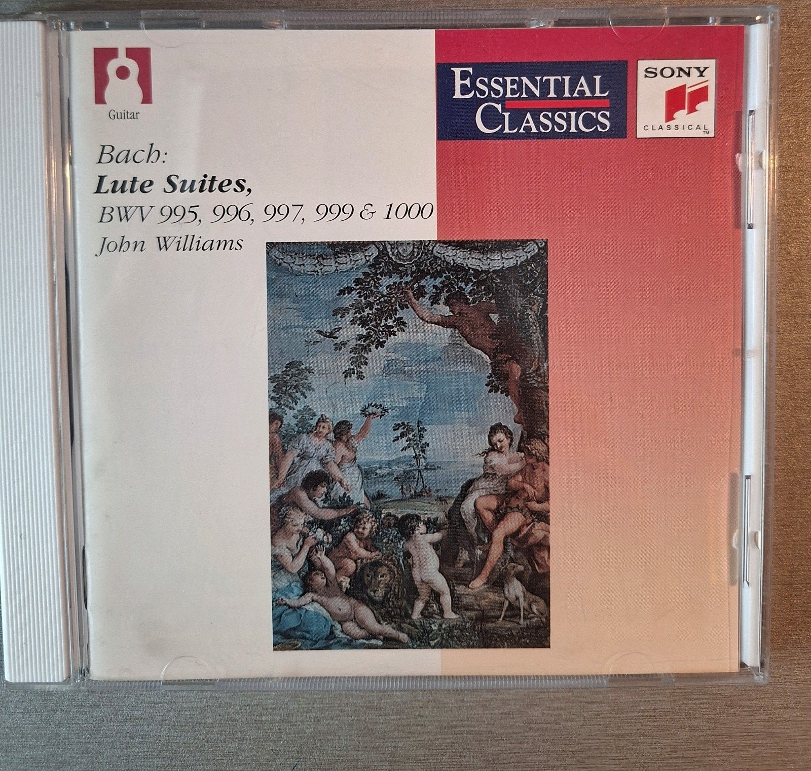 CD. Bach. Suites pour luth (Sony, John Williams)., Enlèvement ou Envoi, Bach
