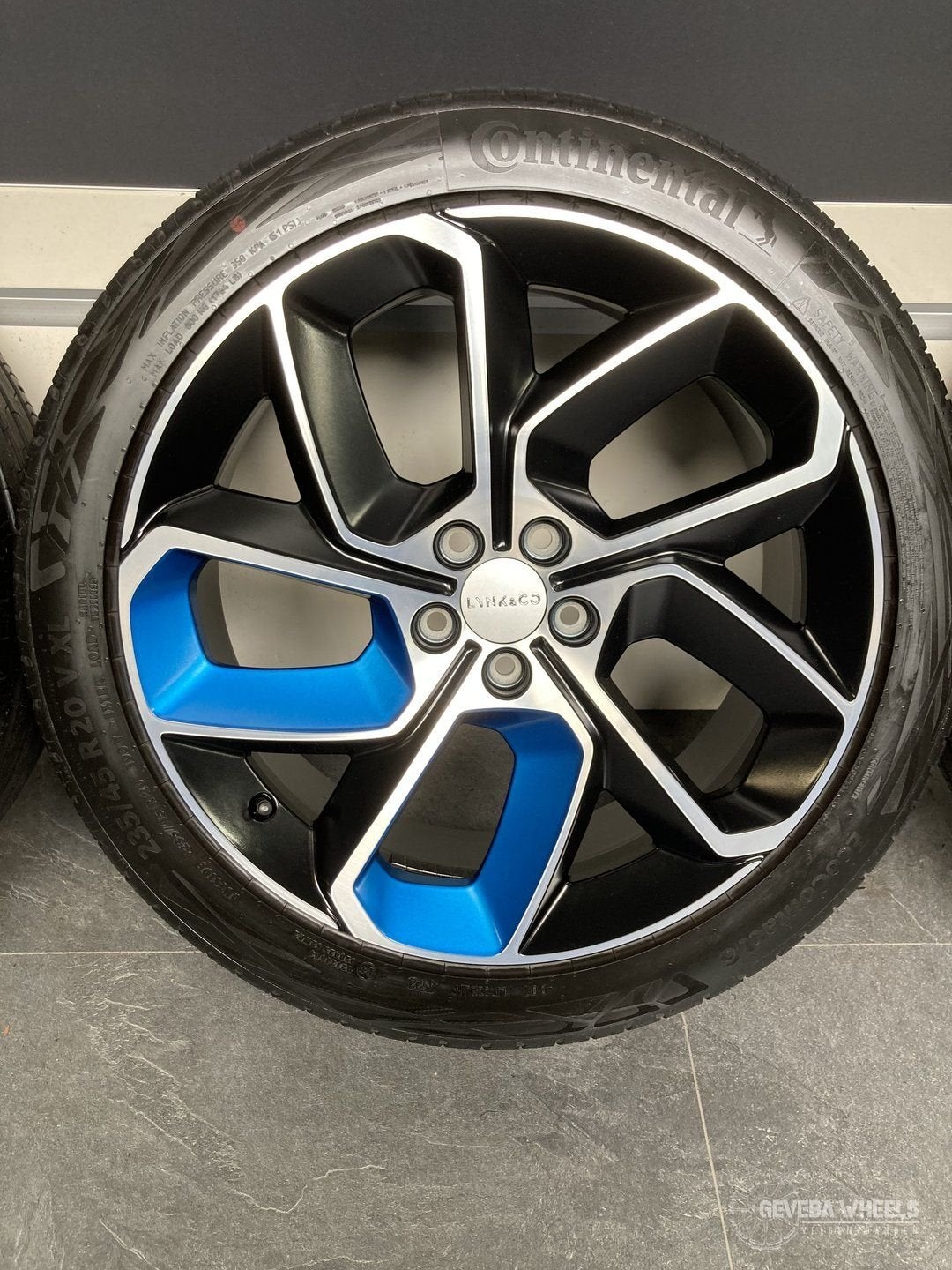 20” originele Lynk en Co velgen + banden 5x108 235/45/20 889, Gebruikt, -, -, Banden en Velgen