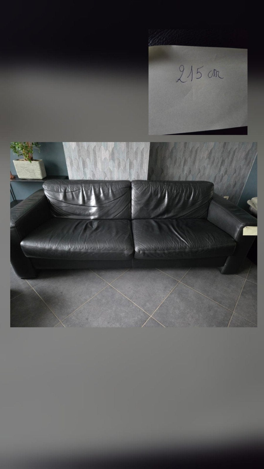 lederen salon, Maison & Meubles, Enlèvement
