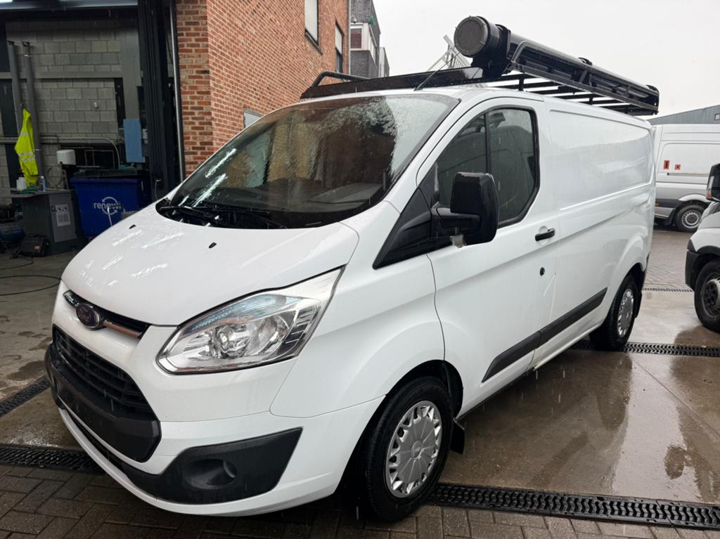 Ford transit custom 2.2tdci 125pk L1 Airco Navi, Auto's, Bestelwagens en Lichte vracht, Euro 5, Diesel, Particulier, Ford