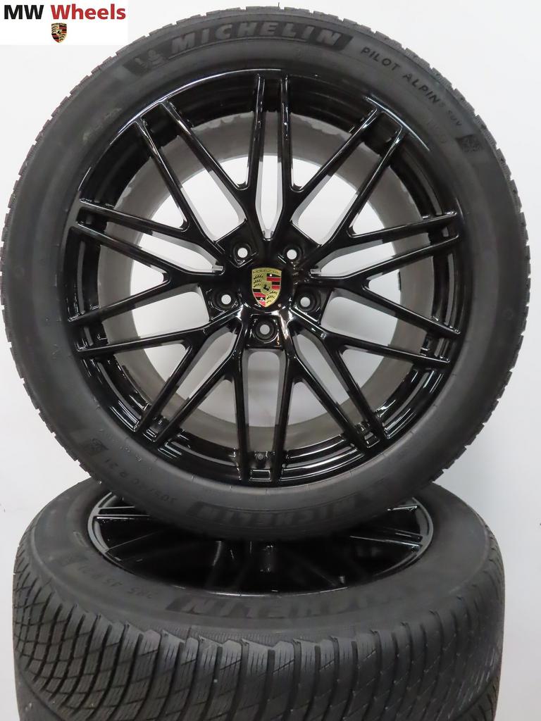 Porsche Cayenne suv 2025 21 inch velgen winterbanden nieuw, Gebruikt, -, 285 mm, -
