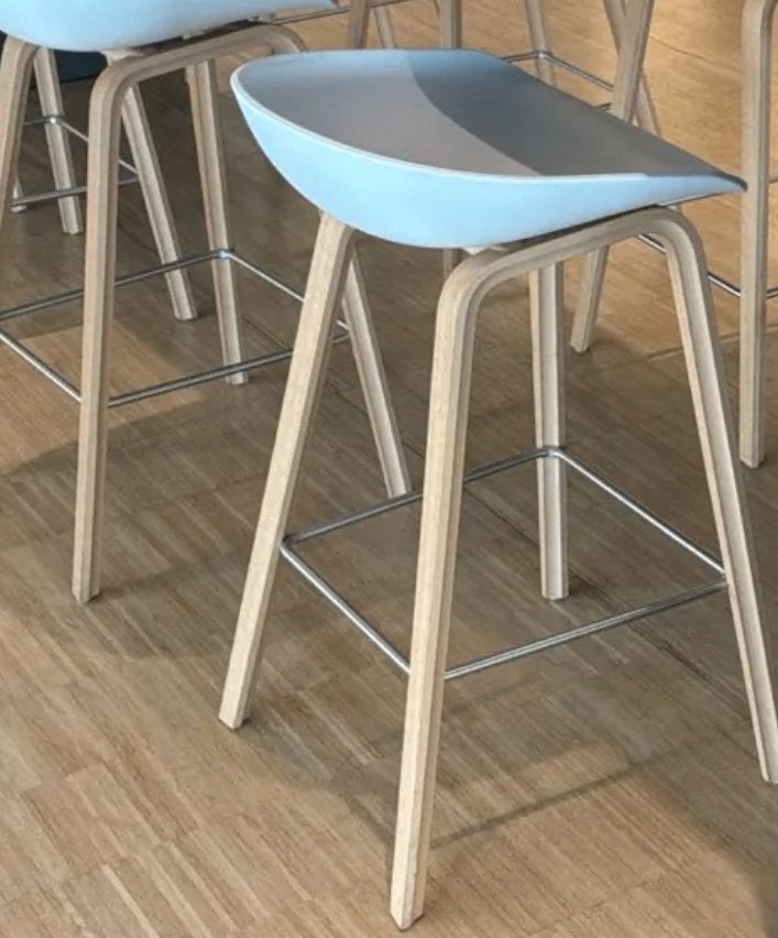 tabourets de bar HAY 95€ par pièce, Maison & Meubles, Tabourets de bar, 2 tabourets, Comme neuf, Enlèvement, Bois