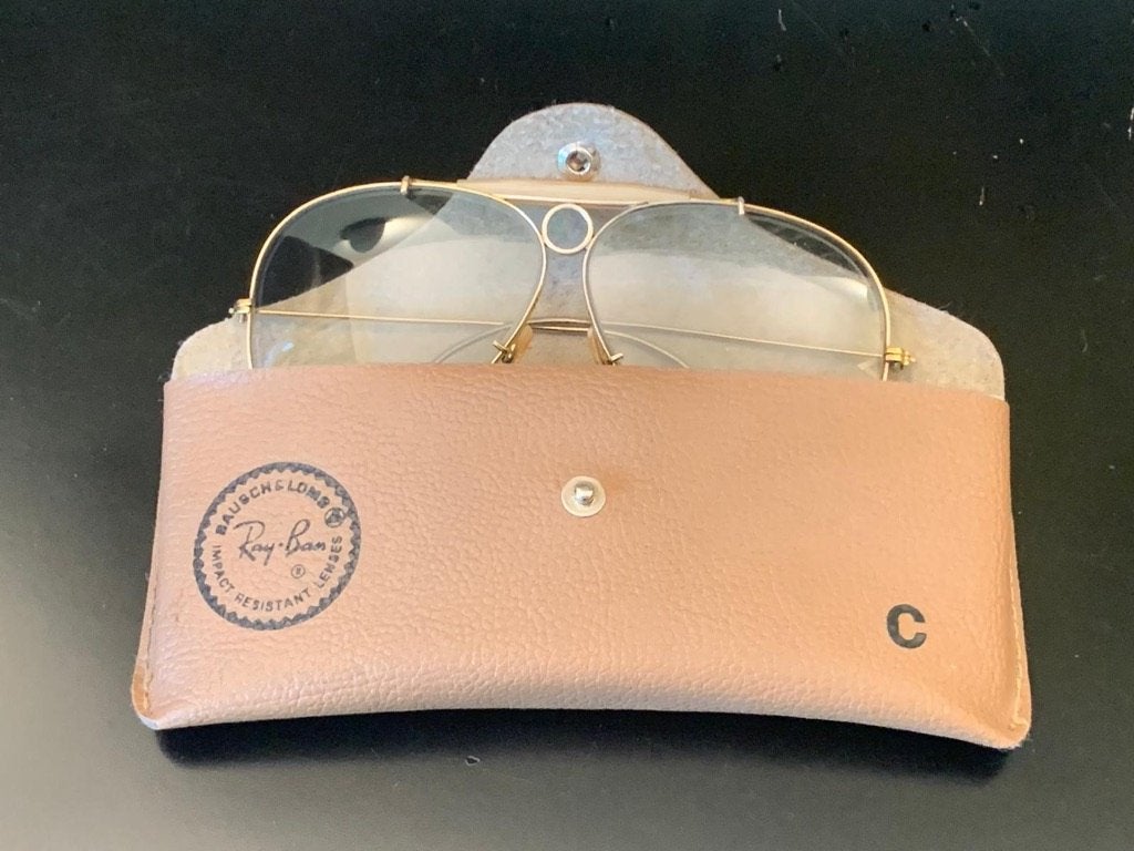 Ray-Ban aviator en métal doré 62 mm, Enlèvement, Utilisé, Ray-Ban
