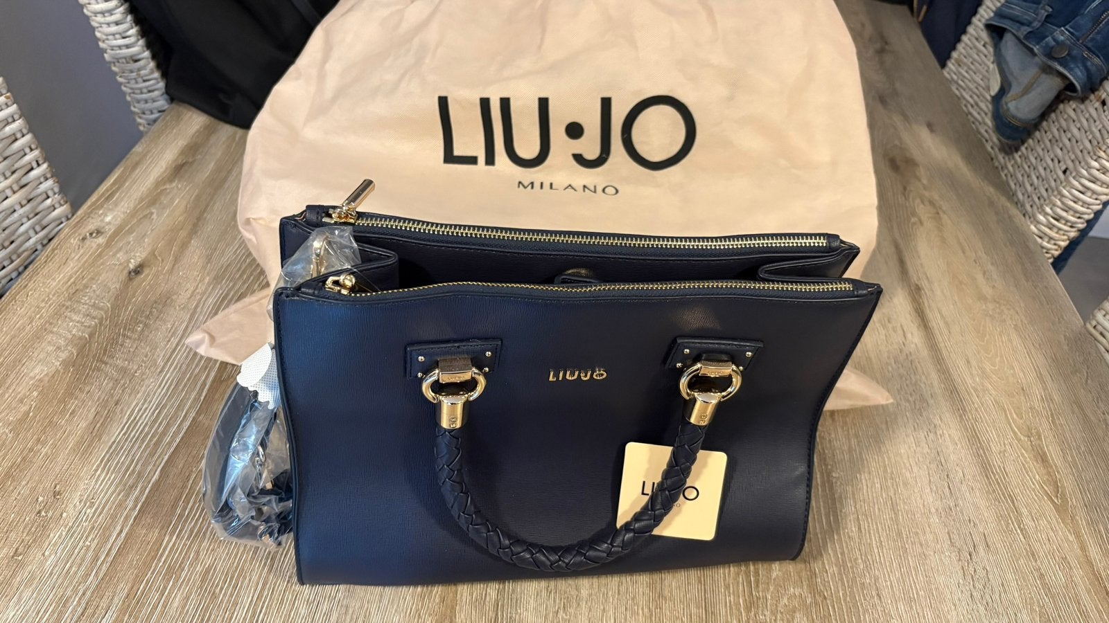 Liu Jo Manhattan Boston satchel handtas, Bijoux, Sacs & Beauté, Sacs | Sacs Femme, Comme neuf, Sac à main, Bleu, Enlèvement ou Envoi