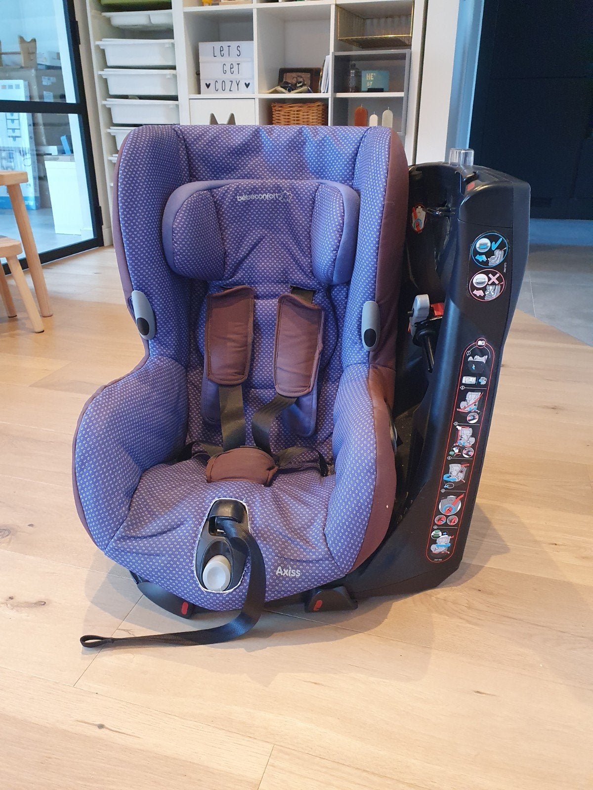 Bebeconfort axiss autostoel, Ophalen, Autogordel