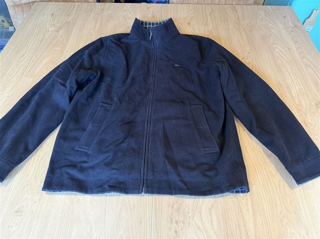 Lacoste Reversible Bomber Jacket - Maat L, Kleding | Heren, Jassen | Winter, Ophalen of Verzenden, Zo goed als nieuw, Maat 52/54 (L)