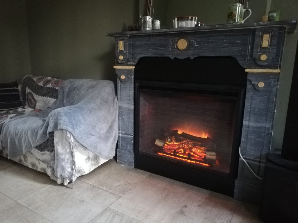 Feu électrique, Maison & Meubles, Cheminées, Enlèvement, Comme neuf, Insert, Cheminée électrique
