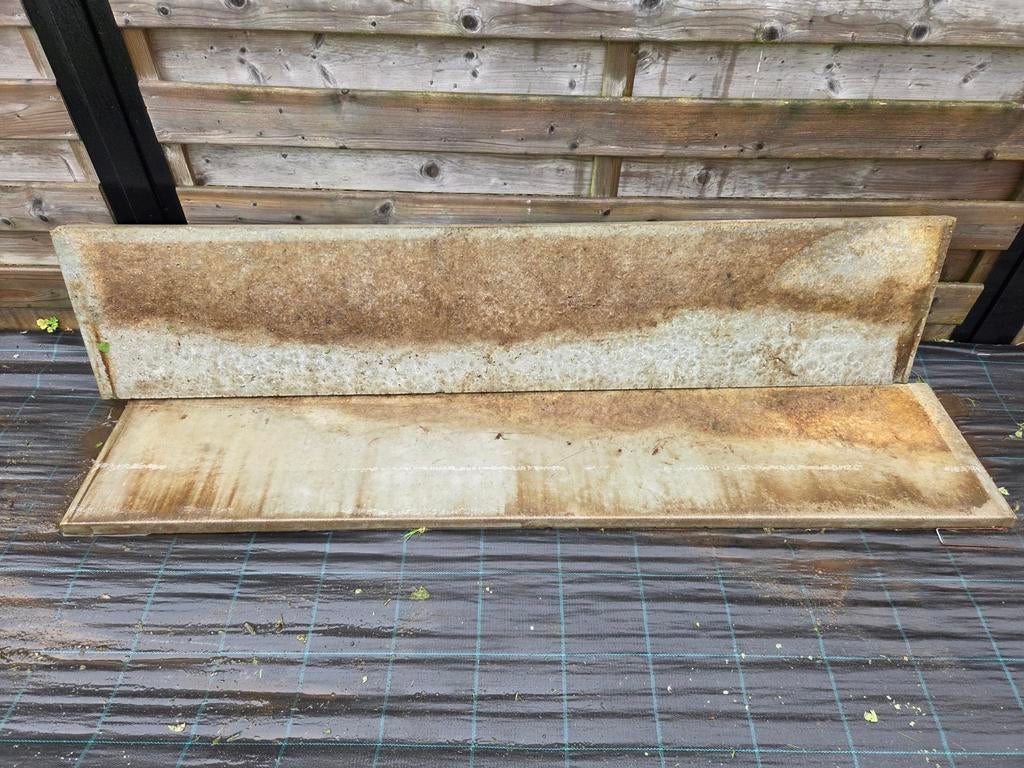 2,5 betonplaten voor schutsels of draad, Enlèvement
