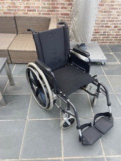 opvouwbare rolstoel, Divers, Enlèvement, Pliant, Utilisé, Fauteuil roulant manuel