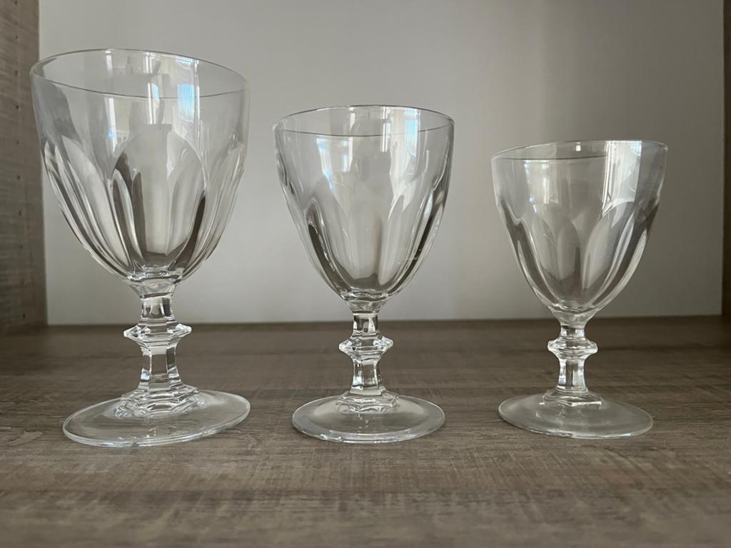 Val Saint Lambert kristallen glazen, Antiek en Kunst, Ophalen