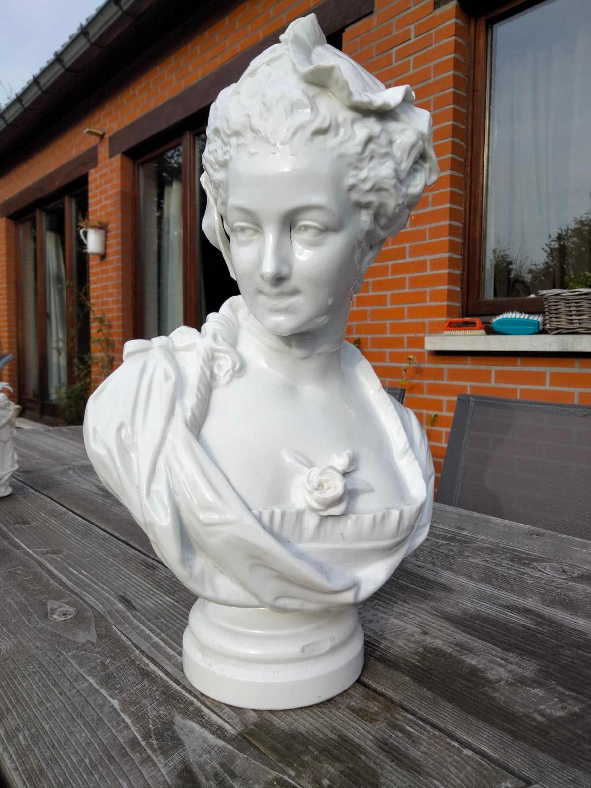 wit porseleinen beelden naar Augustin Pajou, Antiek en Kunst, Ophalen