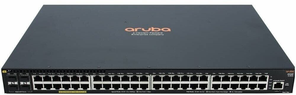 HPE Aruba 2930F 48G PoE+ 4SFP+ switch (JL256A), Enlèvement ou Envoi, Utilisé