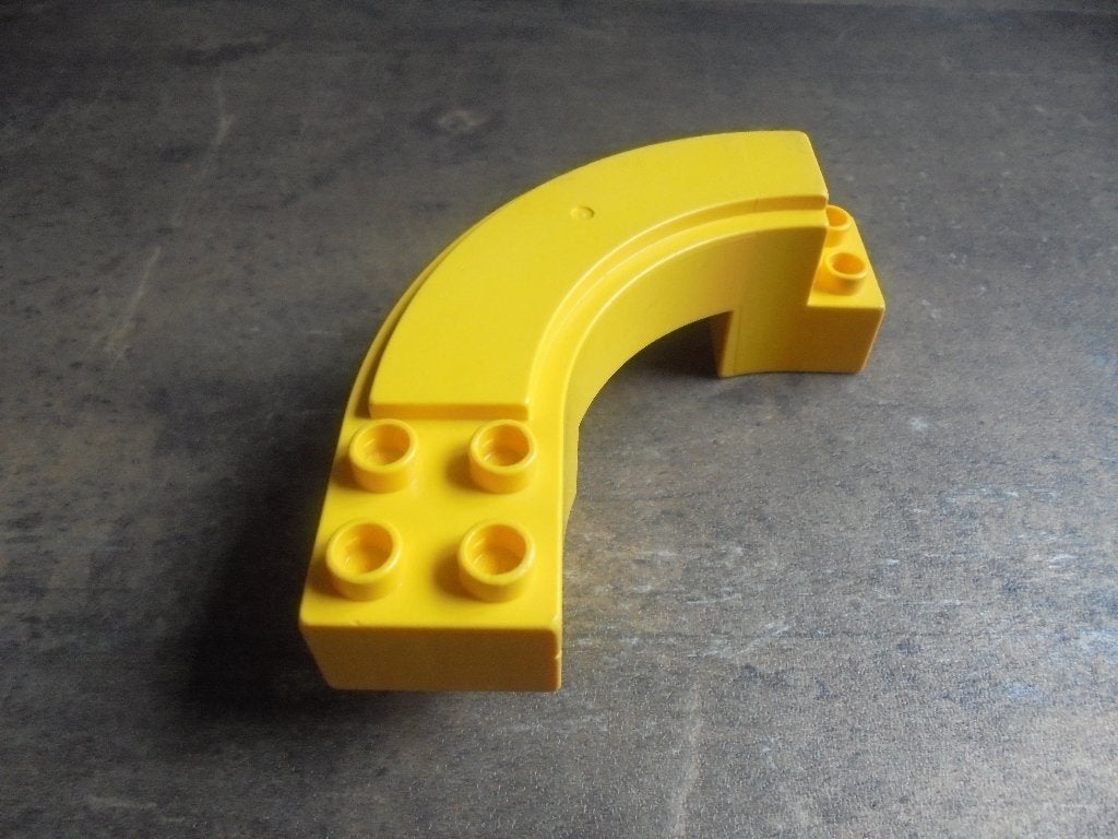 Lego Duplo Road Section Curve (zie foto's) 2, Ophalen of Verzenden, Gebruikt, Losse stenen, Duplo
