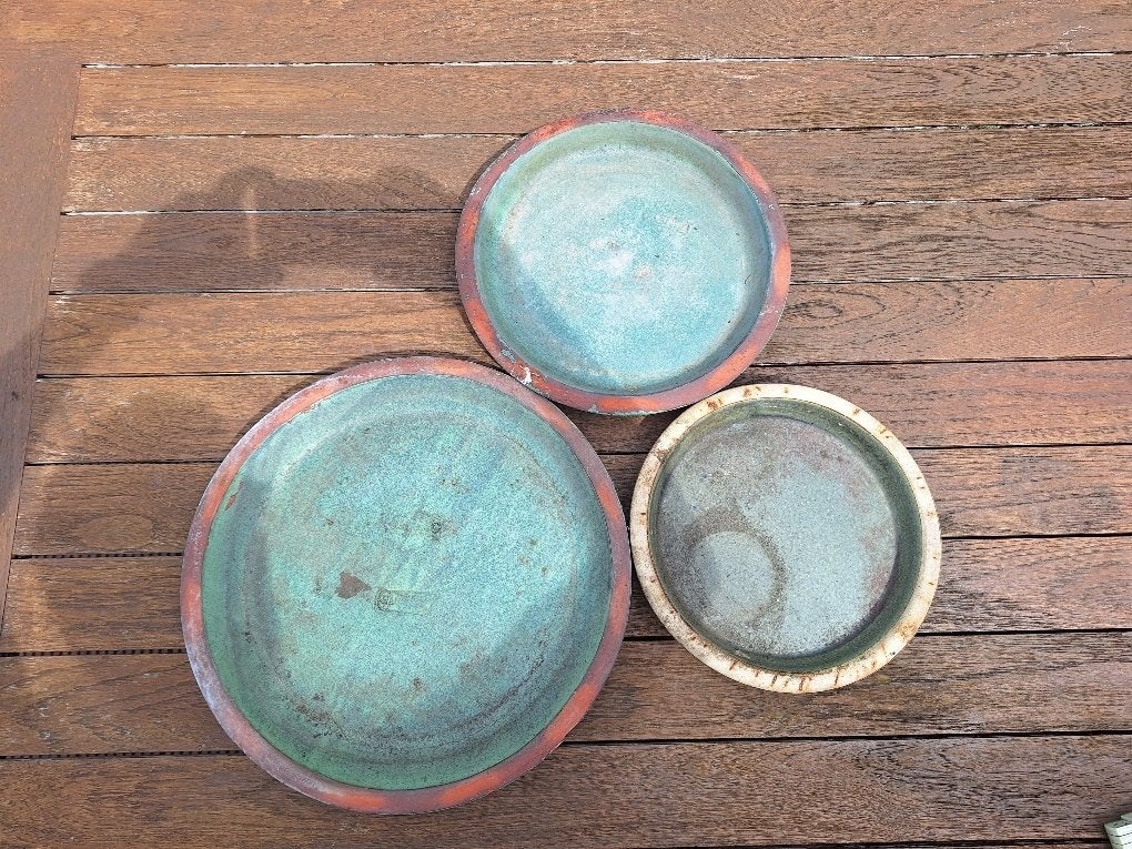 Bloempotschotels, Gebruikt, Rond, Minder dan 40 cm, Terracotta