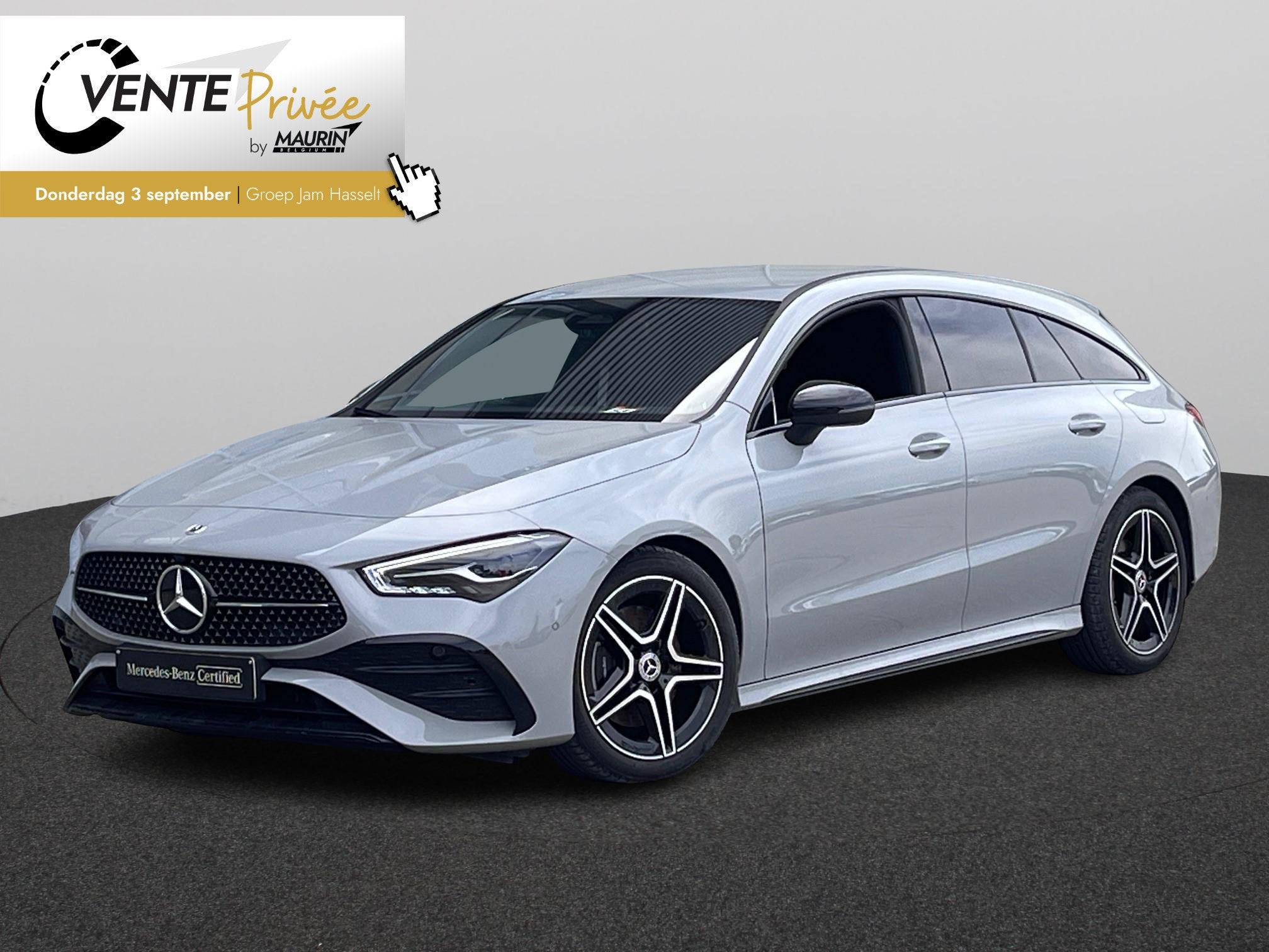 Mercedes-Benz CLA-Klasse Shooting Brake 200 AMG Line, Achat, Euro 6, Entreprise, Noir