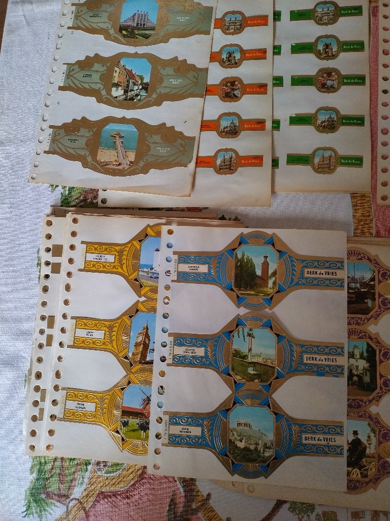 sigarenbandjes Derk de Vries, Enlèvement ou Envoi, Utilisé, Bagues de cigare