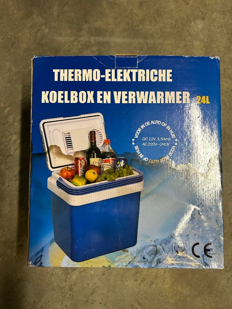 Thermo-Elektrische koelbox & verwarmer, 24 liter inhoud, Ophalen, Zo goed als nieuw, Koelbox, Elektrisch