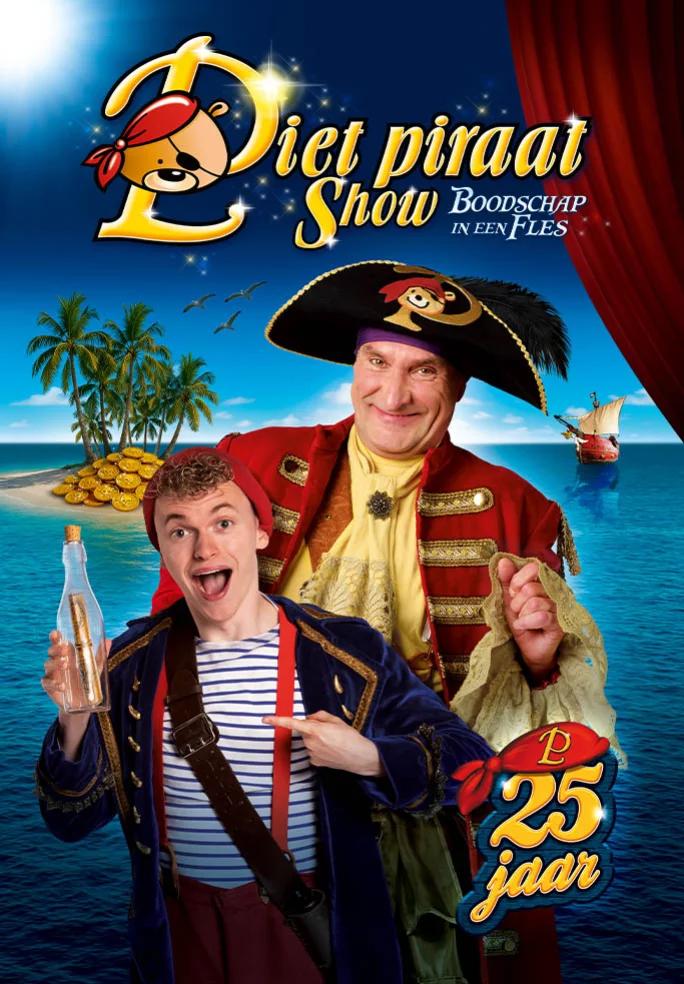2 tickets Piet Piraat show Capitole Gent 31/5