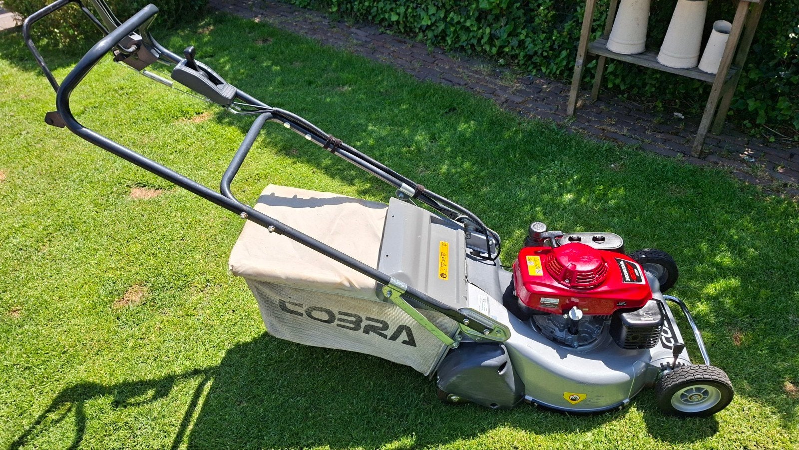 KAAZ Pro benzine walsmaaier 2018 ( zie omschrijving), Tuin en Terras, Grasmaaiers, Ophalen, Cirkelmaaier, Zo goed als nieuw, 50 cm of meer