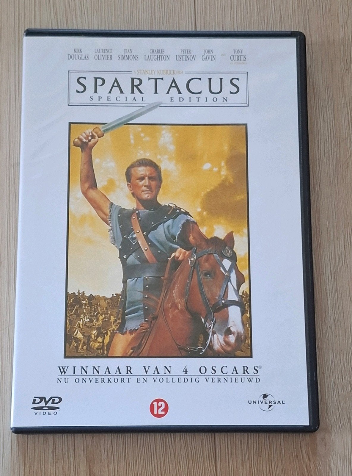 Spartacus - DVD Stanley Kubrick, Cd's en Dvd's, Dvd's | Klassiekers, Ophalen of Verzenden, Zo goed als nieuw, Oorlog, Arabisch
