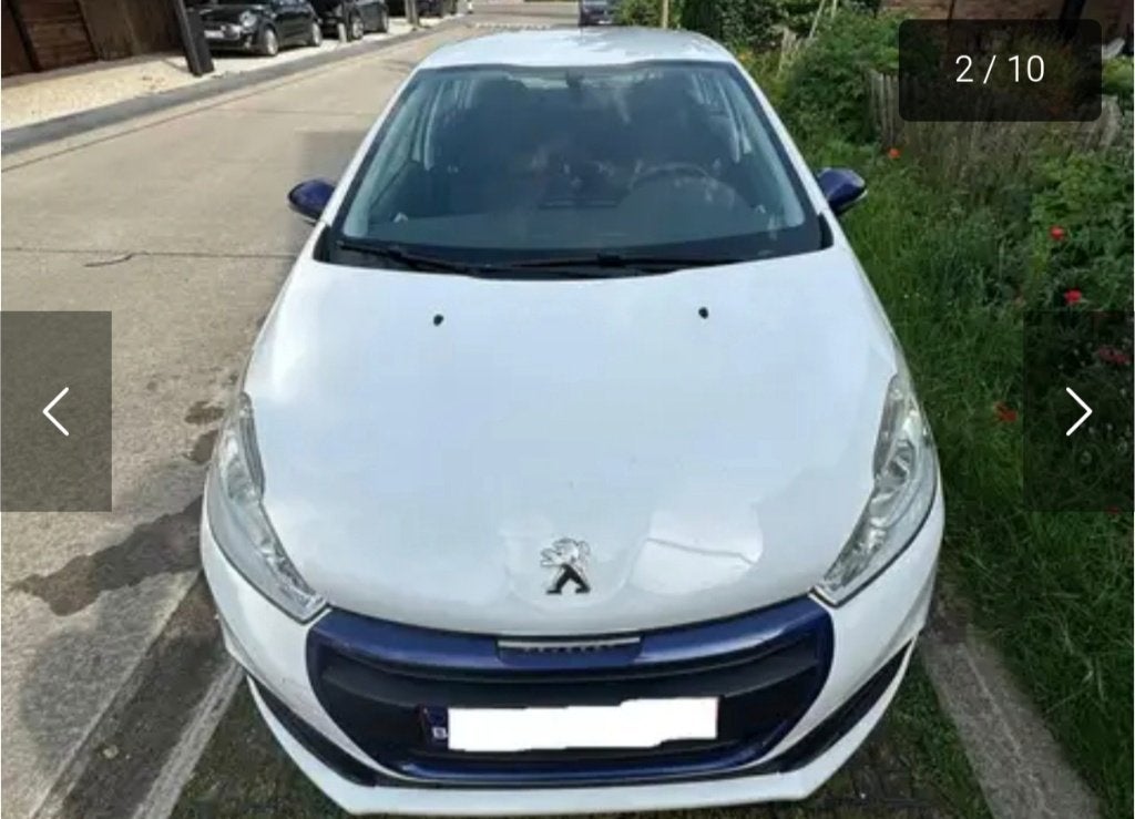 Voiture Peugeot 208, Achat, 50 kW, 1200 kg, Particulier