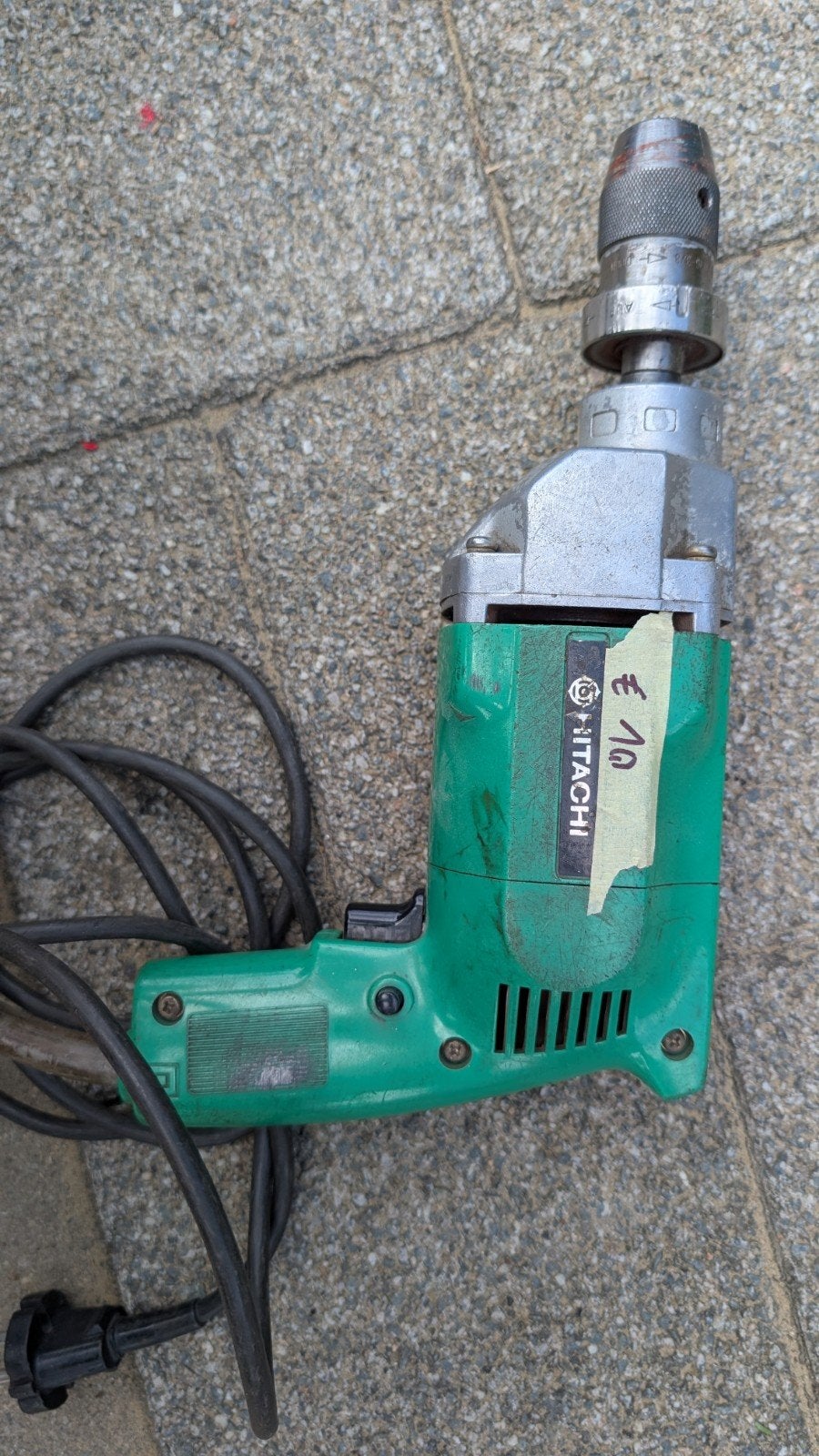Hitachi boormachine, Doe-het-zelf en Bouw, Ophalen of Verzenden, Gebruikt, Boormachine