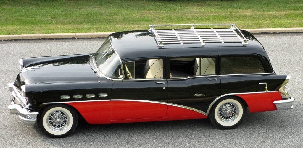 BUICK SPECIAL WAGON 1956, Automaat, 4 deurs, Achterwielaandrijving, Blauw
