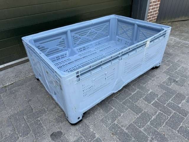 Verlengde geperforeerde palletbox grijs slowfeeder, voerbox, Dieren en Toebehoren, Overige Dieren-accessoires, Zo goed als nieuw