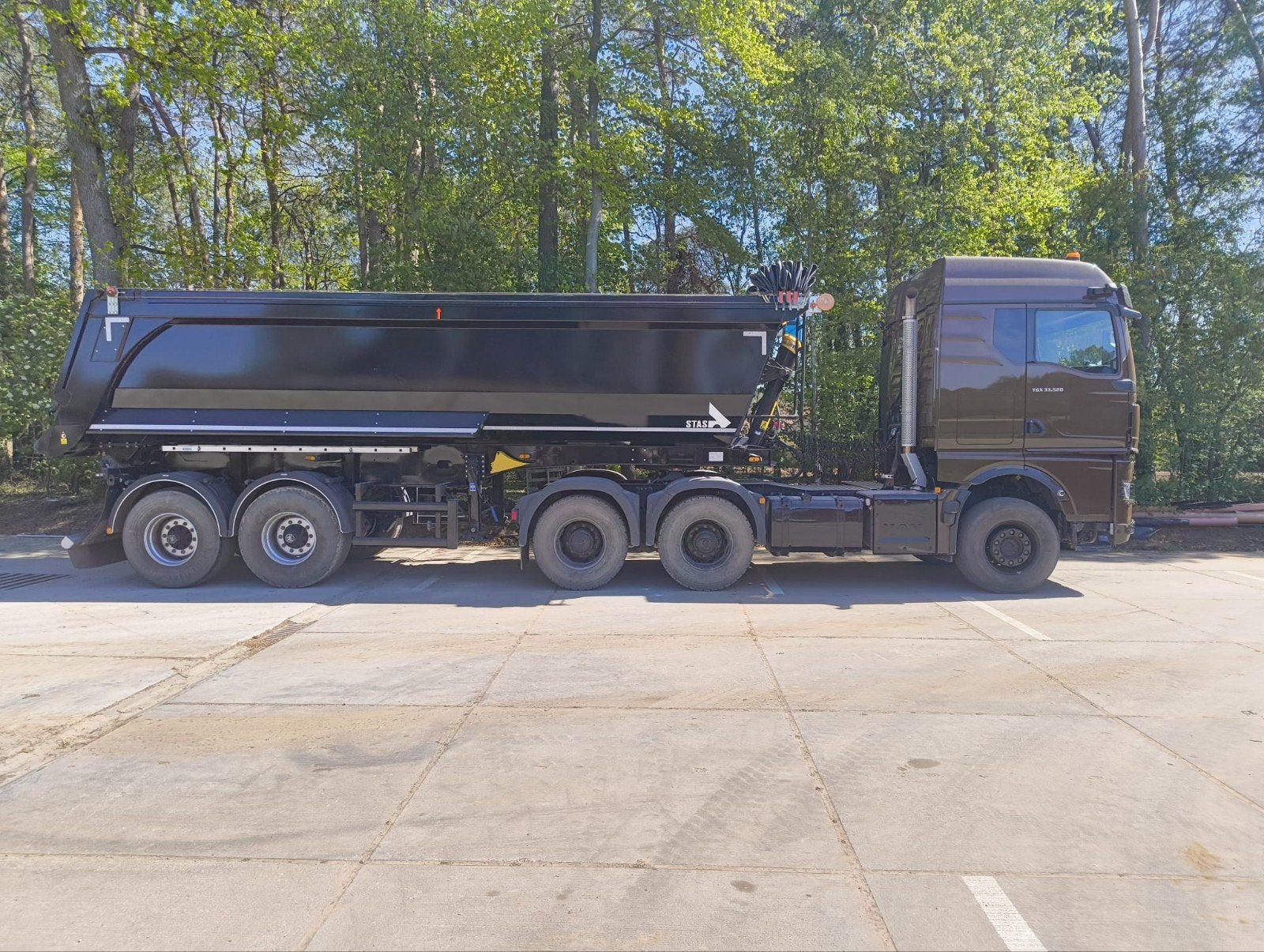 MAN vrachtwagen 6x4, Stas kieper. 1 jaar oud. 60.000km, Ophalen of Verzenden