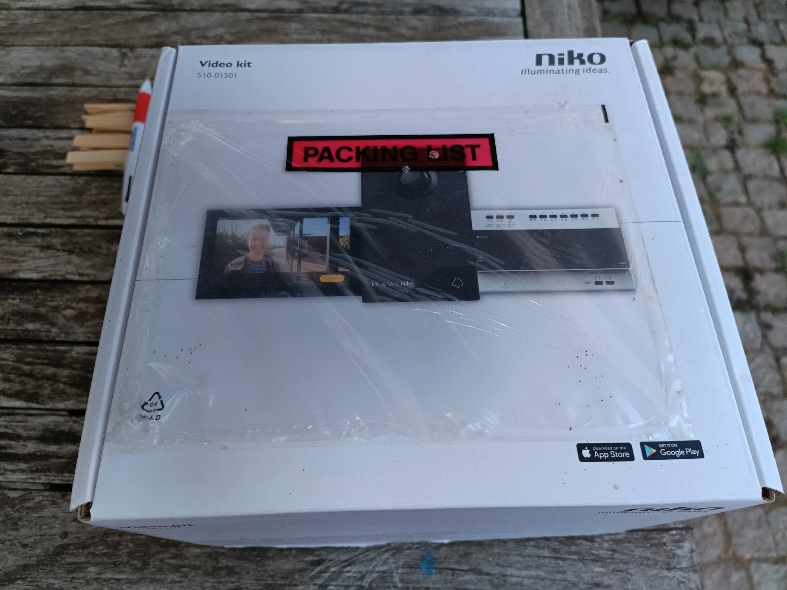 Video kit niko, Ophalen