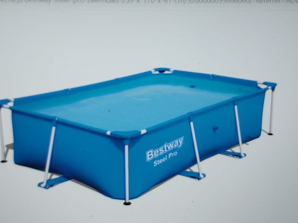 Zwembad Bestway (Intex) + vele toebehoren en chemicaliën, 200 à 400 cm, Moins de 200 cm, Comme neuf, Enlèvement