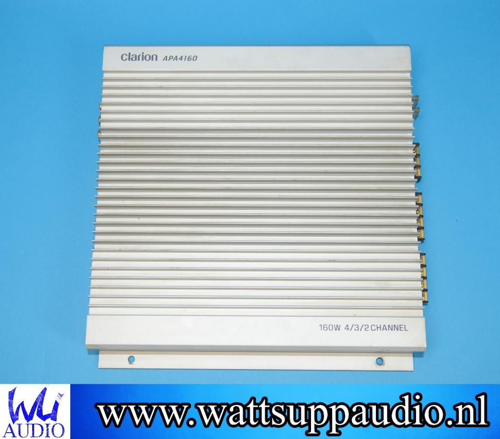 Clarion APA4160 4 kanaals versterker / USA Made, Auto diversen, Autospeakers, Ophalen of Verzenden, Gebruikt