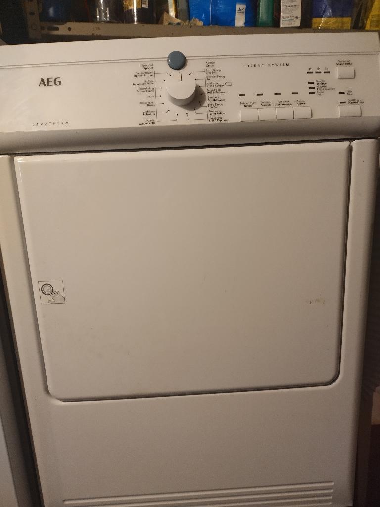 séchoir à évacuation AEG, 6 tot 8 kg, Ophalen, Luchtafvoer