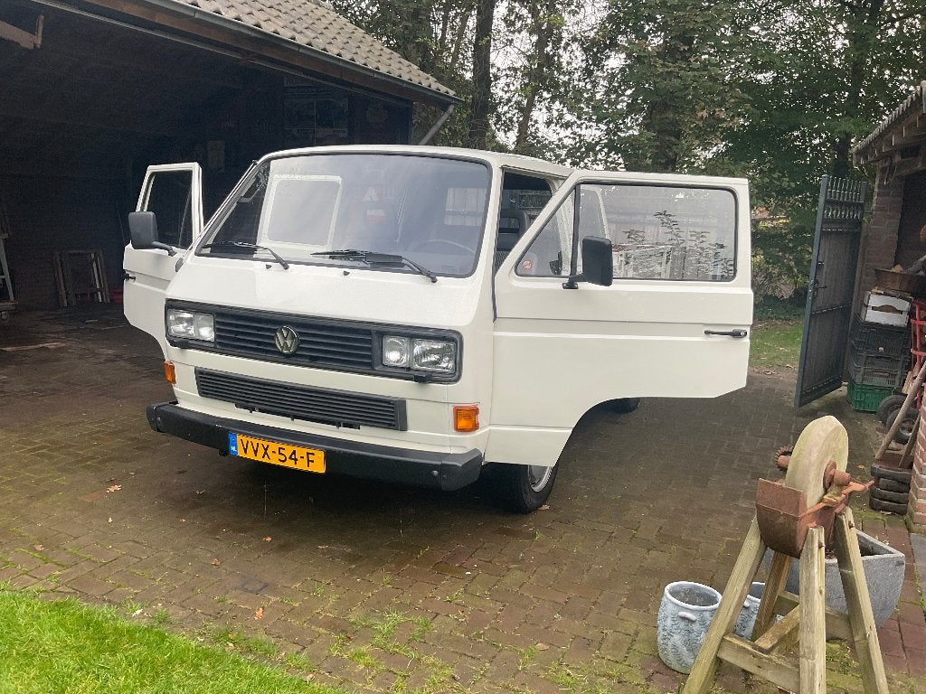 Volkswagen, Leder en Stof, Wit, Particulier, Standkachel