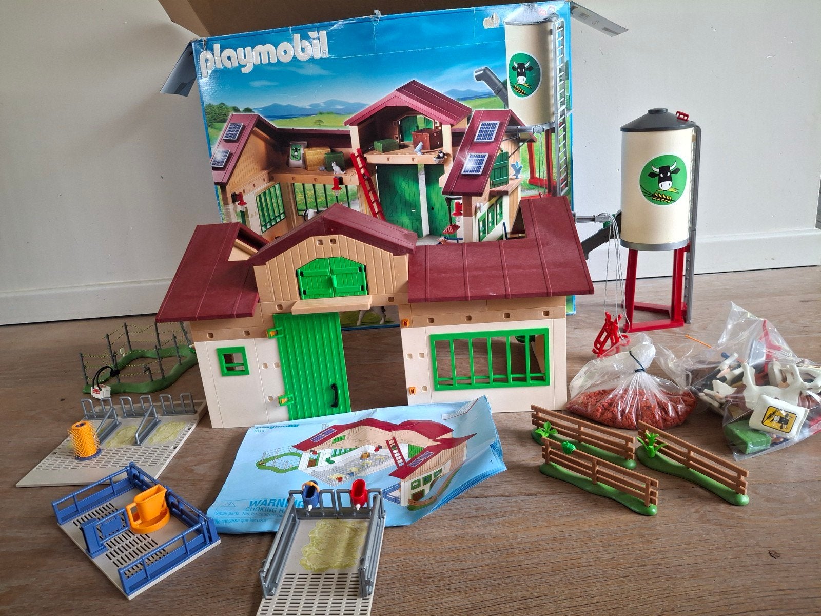 Playmobil bio boerderij, Ophalen