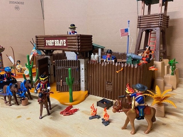 Playmobil western fort 5245 met extra sets, Enlèvement ou Envoi