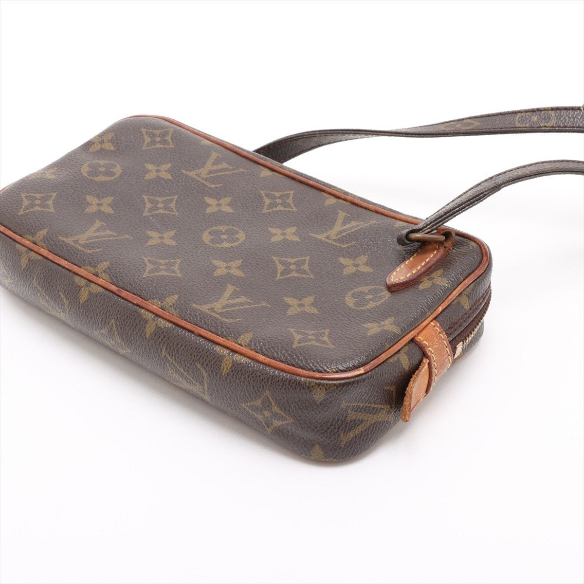 Sac à bandoulière Louis Vuitton Marly, Enlèvement ou Envoi, Utilisé, Brun, Sac à bandoulière