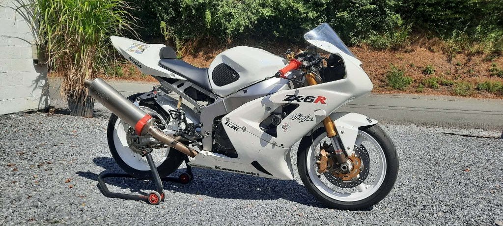 kawasaki, 600 cm³, Plus de 35 kW, Super Sport, Particulier