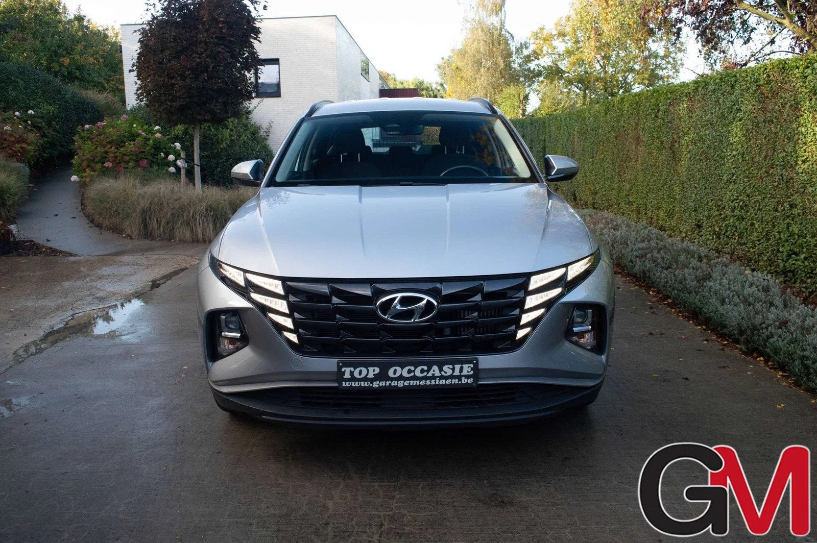 Hyundai Tucson Tucson 1.6 T-GDi Inspire 24000 km ..., Auto's, Stof, Gebruikt, 4 cilinders, Sound system