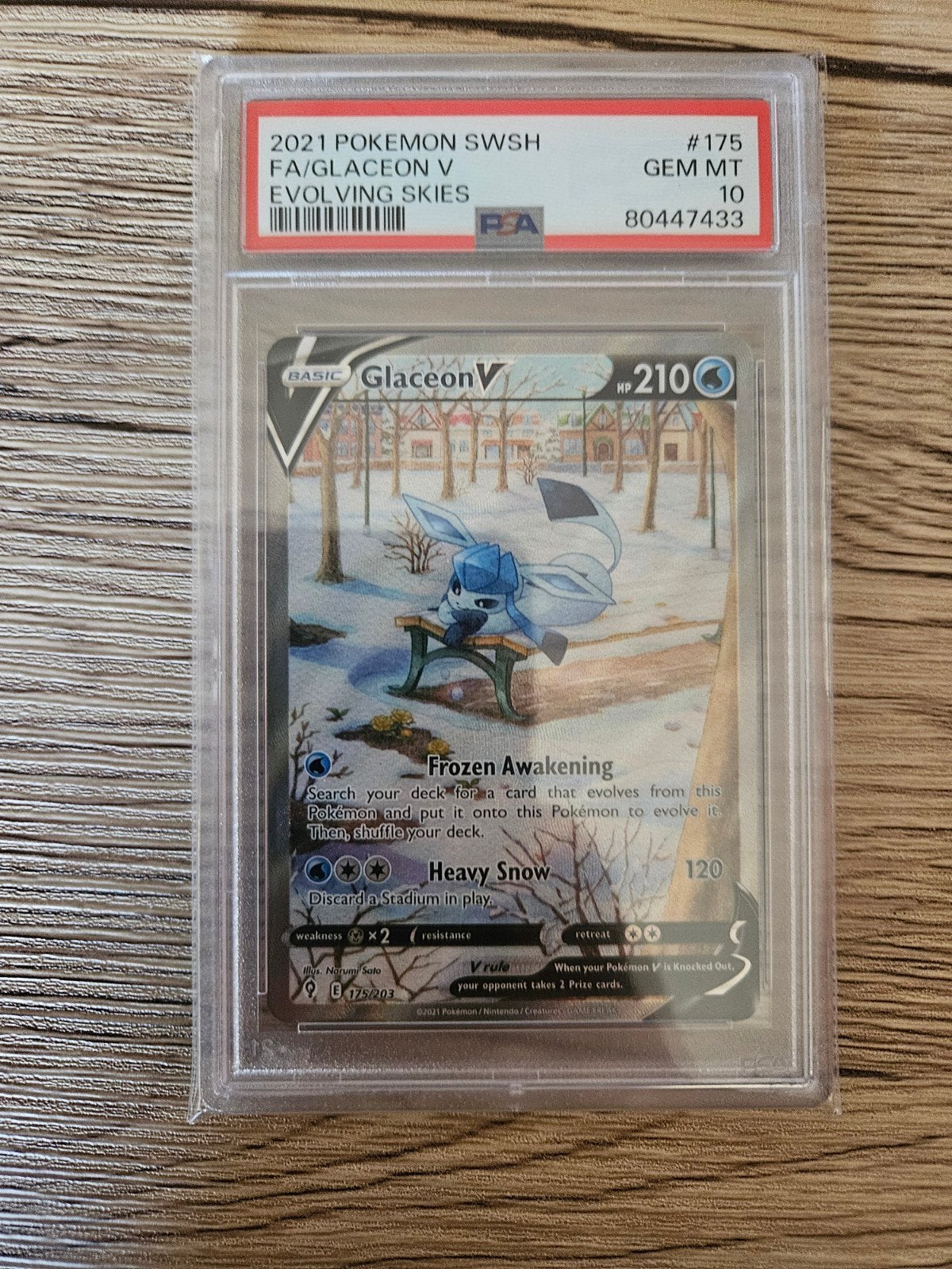 glaceon v psa 10, Ophalen of Verzenden