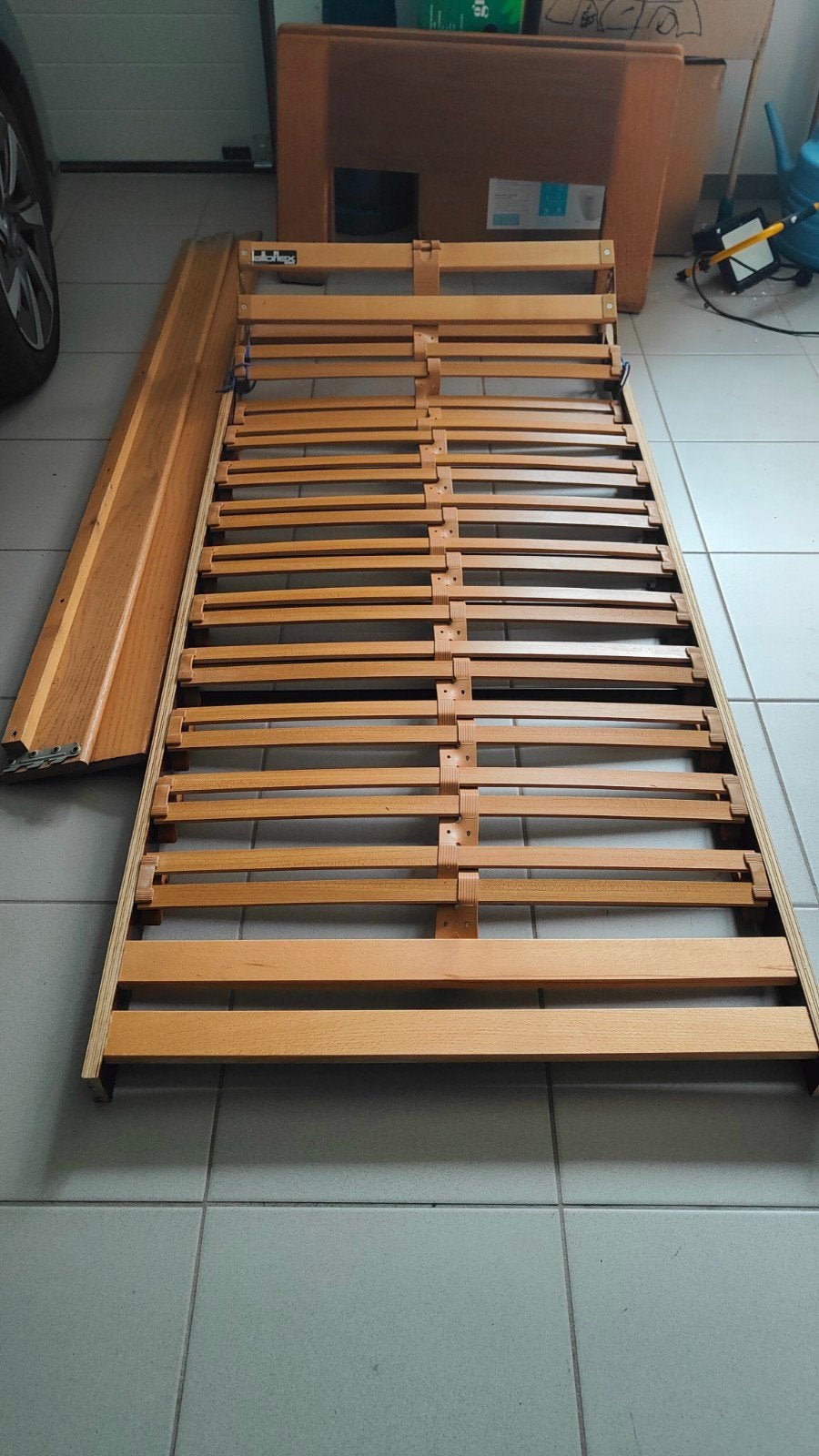 Lit simple, Maison & Meubles, Chambre à coucher | Matelas & Sommiers, 90 cm, Une personne, Enlèvement, Utilisé