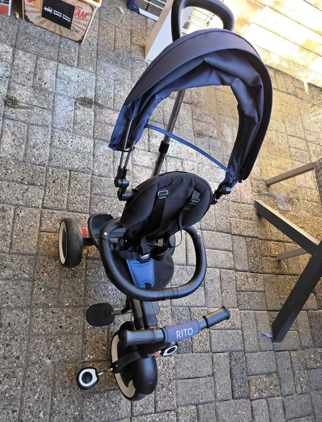 Qplay Driewieler Rito Plus Junior Zwart, Kinderen en Baby's, Ophalen