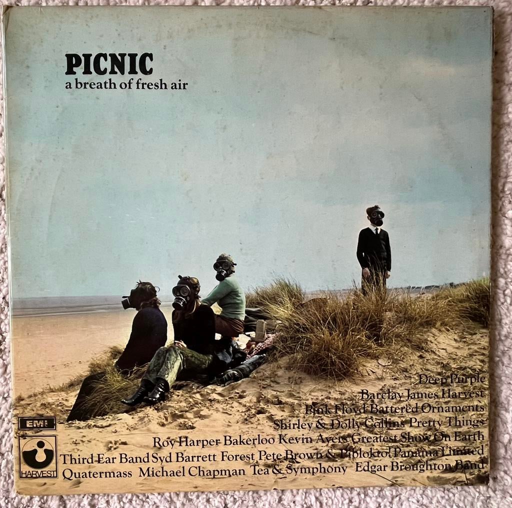 Lp Picnic, Syd Barrett, Pink Floyd, Kevin Ayers …., Ophalen of Verzenden, Gebruikt