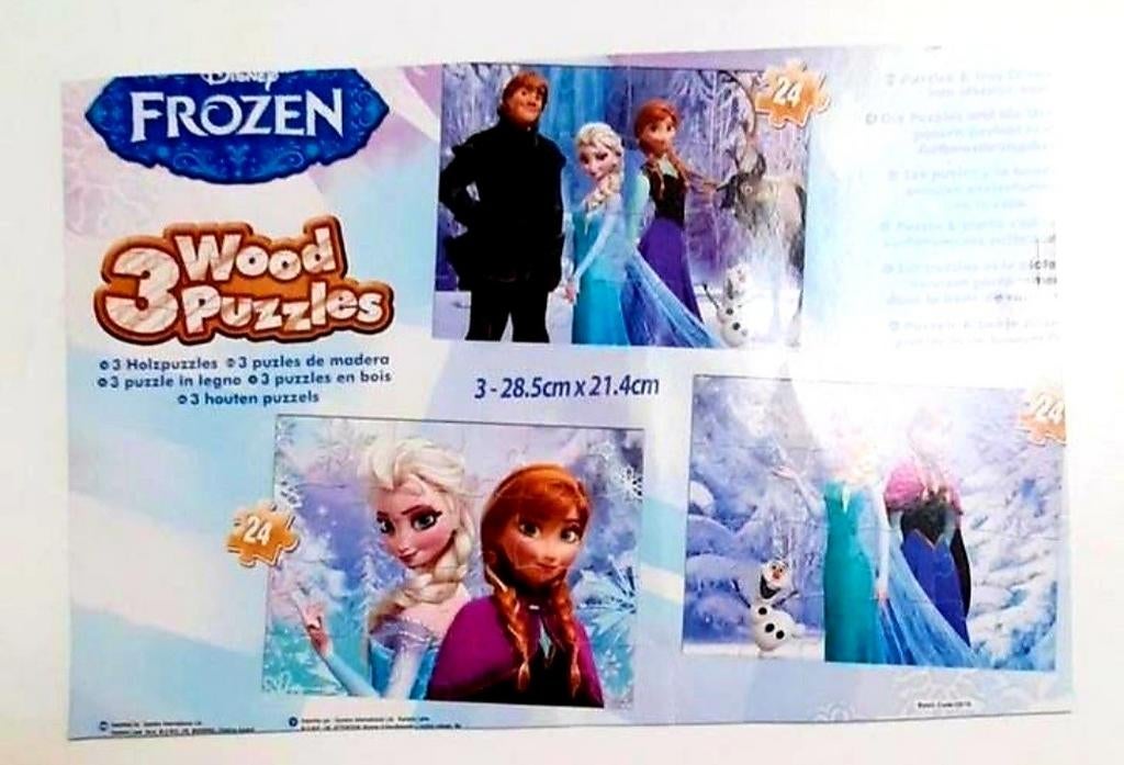 Frozen/3 puzzels, Ophalen of Verzenden