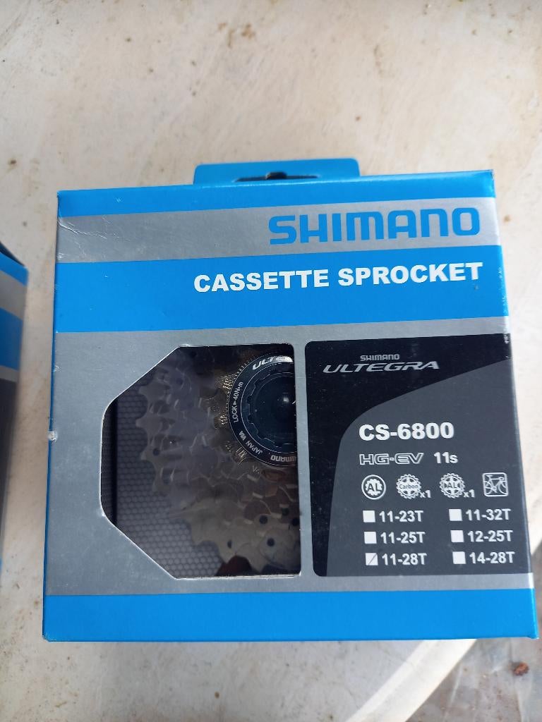 CASSETTE ULTEGRA CS 6800 11-28T, Fietsen en Brommers, Fietsonderdelen, Ophalen of Verzenden, Nieuw, Derailleur of Ketting, Shimano ultegra