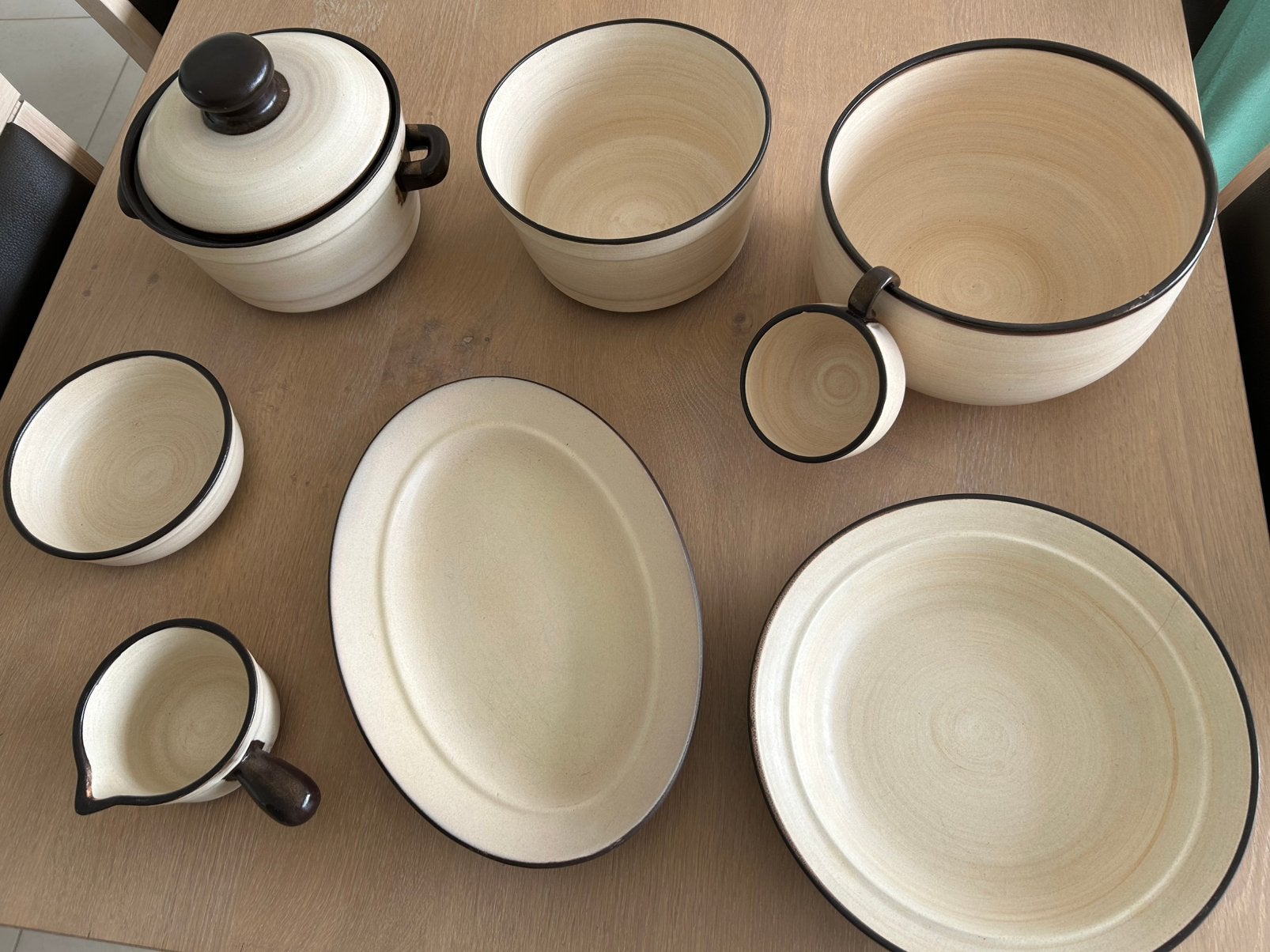 Eetservies, Huis en Inrichting, Ophalen, Klassiek, Zo goed als nieuw, Aardewerk