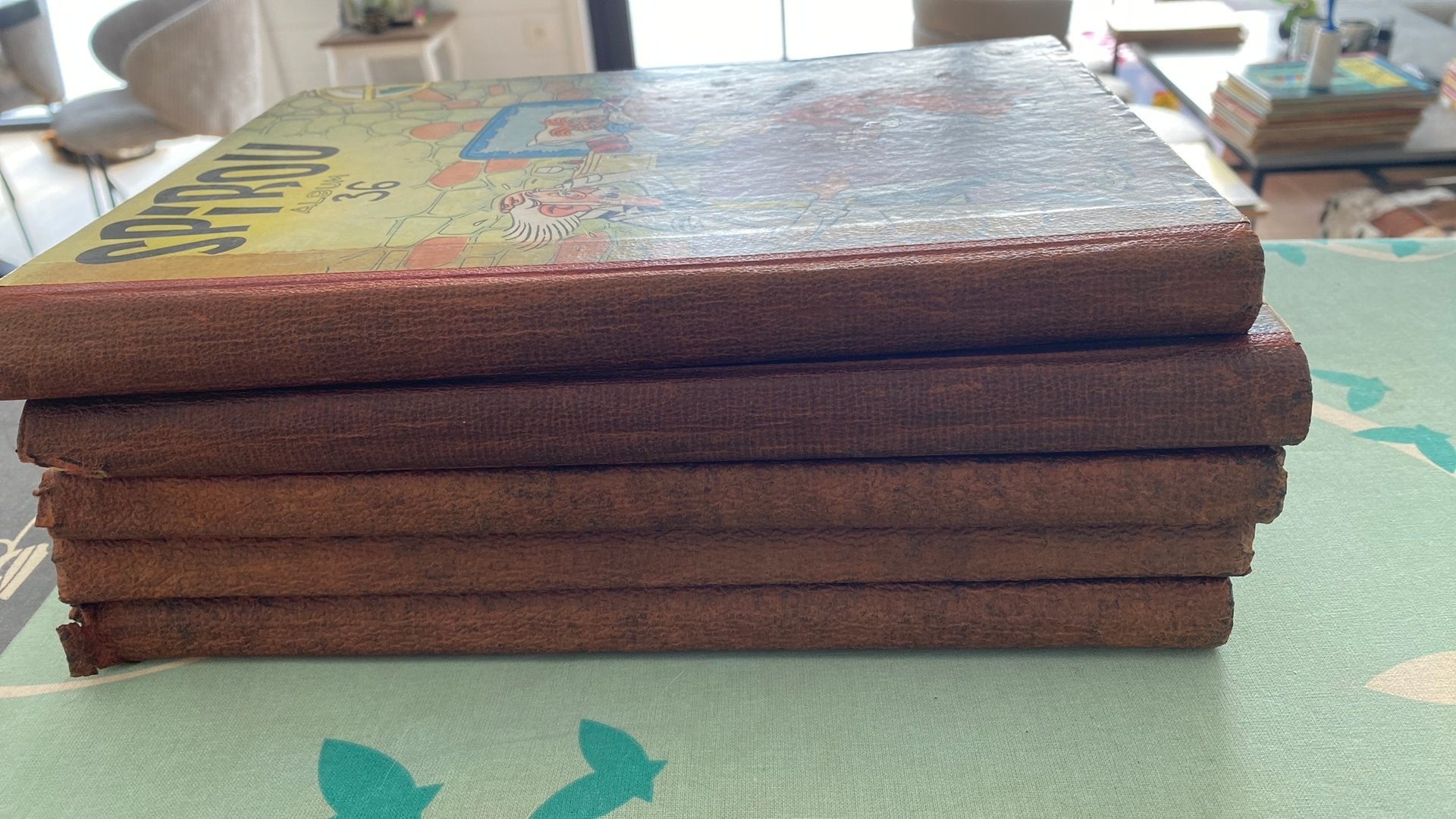 Lot 5 albums du Journal de Spirou 28,29,30,35,36- 1949-1951, Livres, BD, Plusieurs BD, Enlèvement ou Envoi, Utilisé