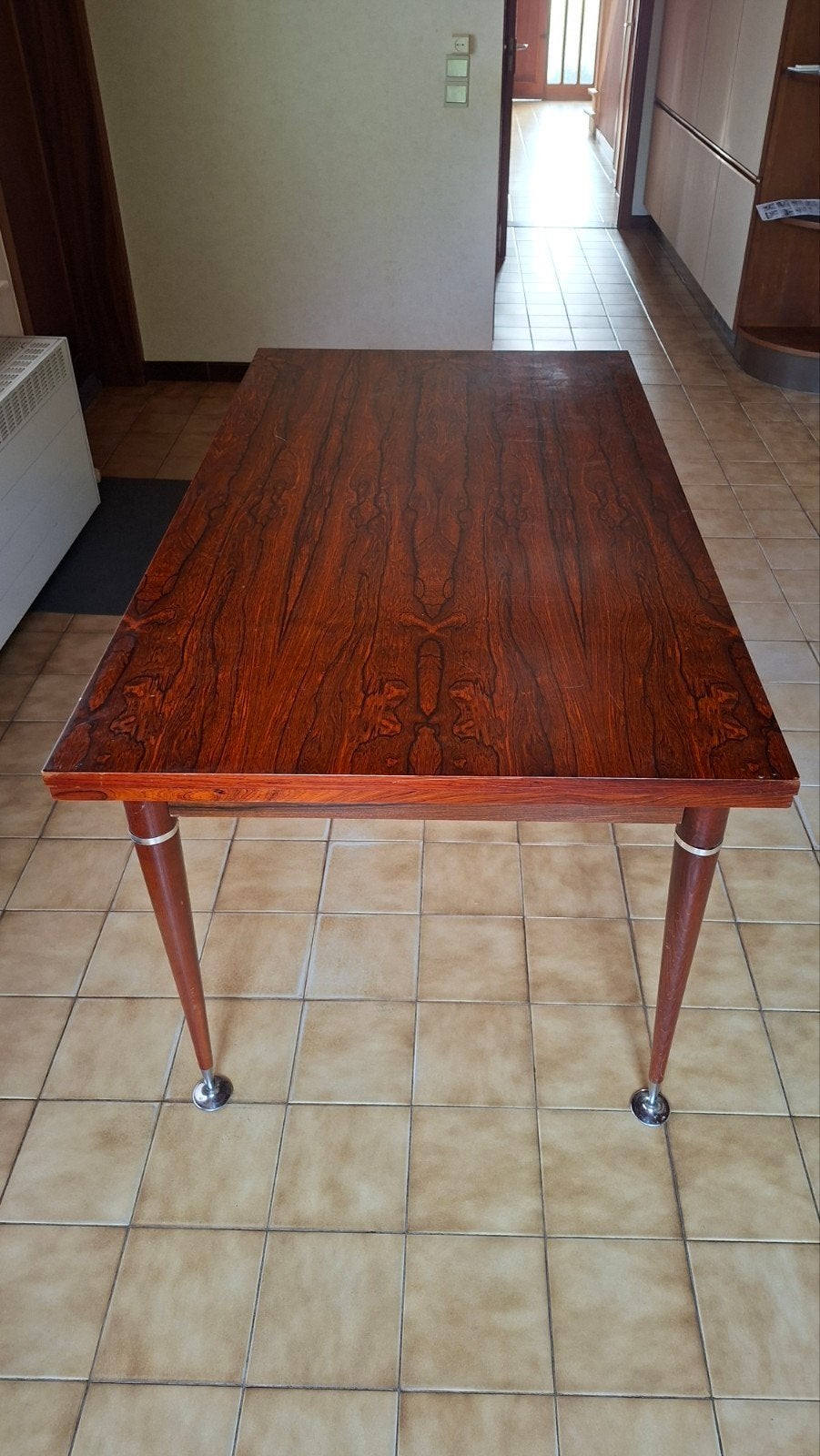 Vintage eettafel, Ophalen