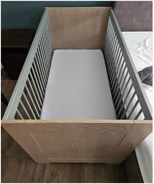 Meegroeibed (zonder matras), Kinderen en Baby's, Ophalen, Gebruikt, Minder dan 140 cm, Matras